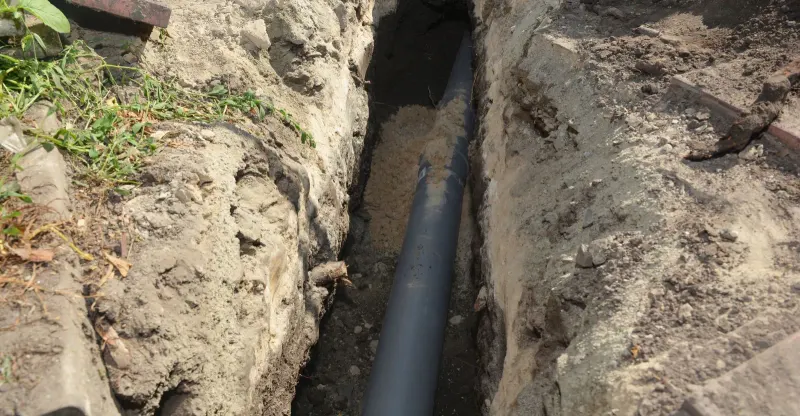 sewer line