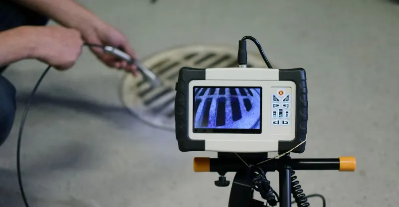 drain camera