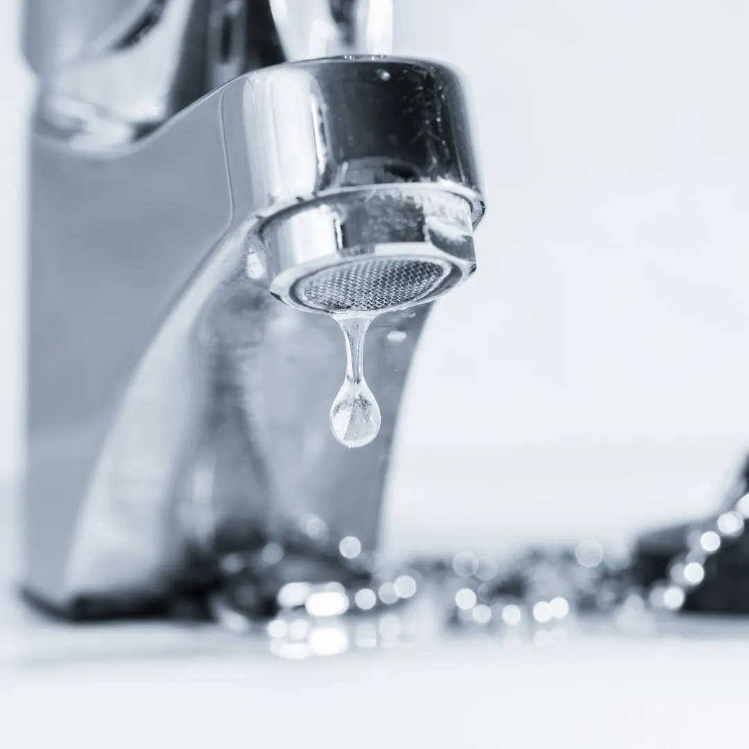 faucet drips water