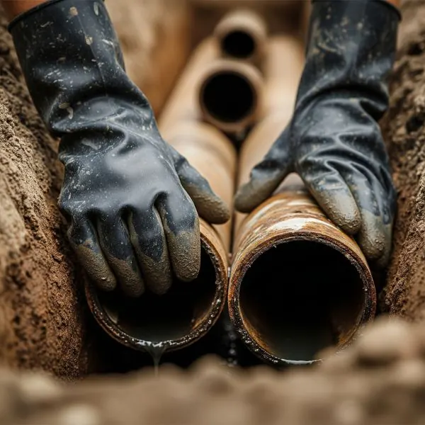 sewer lines