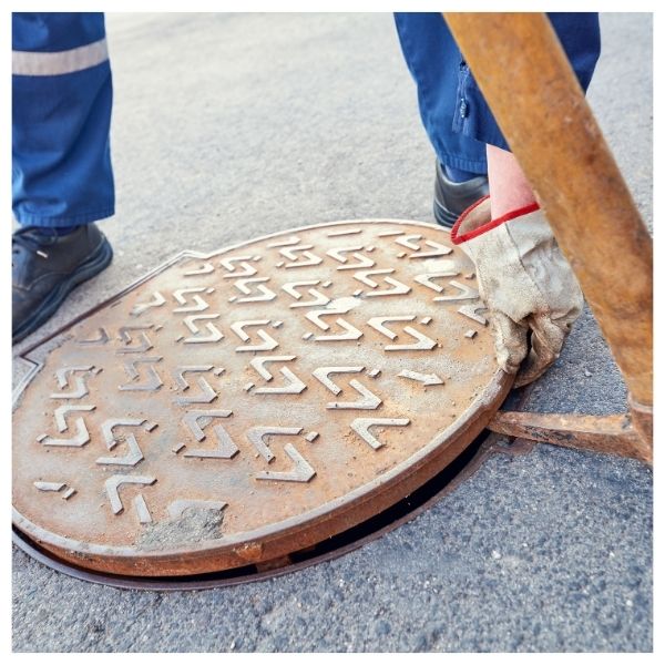 opening manhole cover