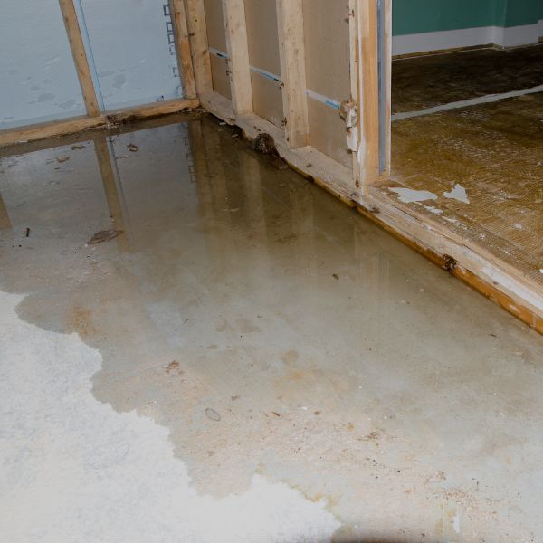 water damage in basement